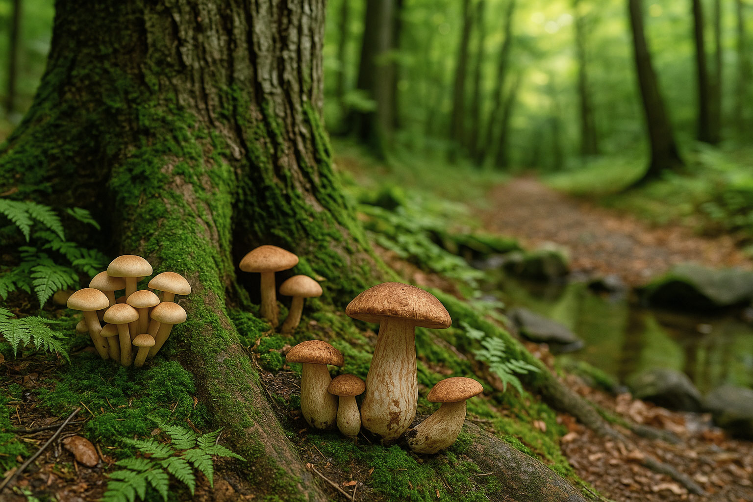 秋の味覚狩り:辺久町のきのこ狩り&野菜ピックアップツアー